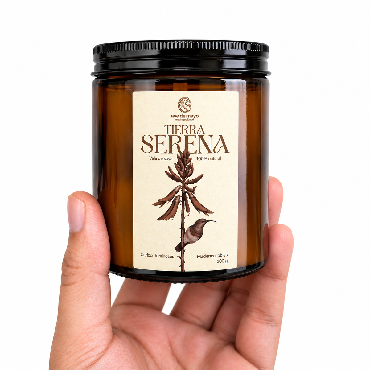 Vela de soya Tierra Serena
