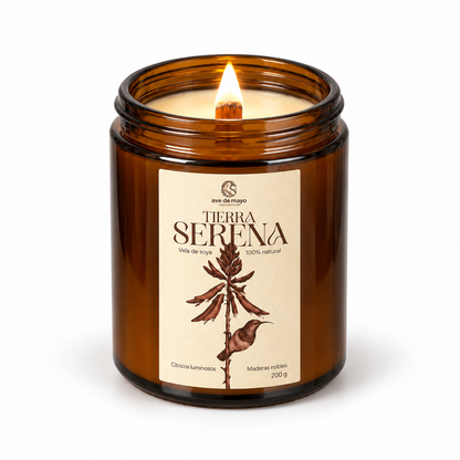 Vela de soya Tierra Serena